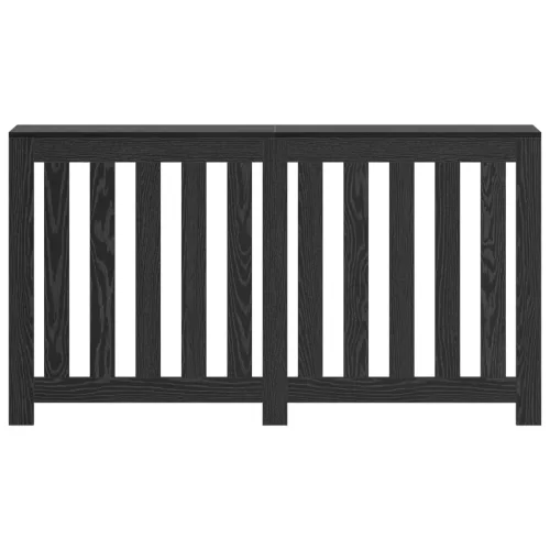  Radiátorfedél Fekete tölgy 149x20x82 cm Mérnöki fa