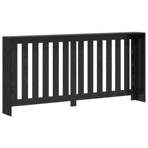  Radiátor Burkolat Fekete tölgy 175x20x82 cm Szerelt fa