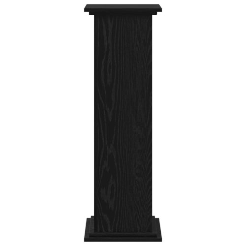  Növényállvány Fekete tölgy 33x33x100 cm Műszaki fa