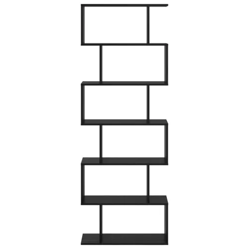  Könyvespolc Fekete Tölgy - 70 x 24 x 193.5 cm, Műgyanta