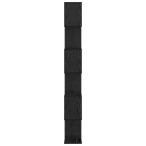  Könyvespolc Fekete Tölgy - 70 x 24 x 193.5 cm, Műgyanta