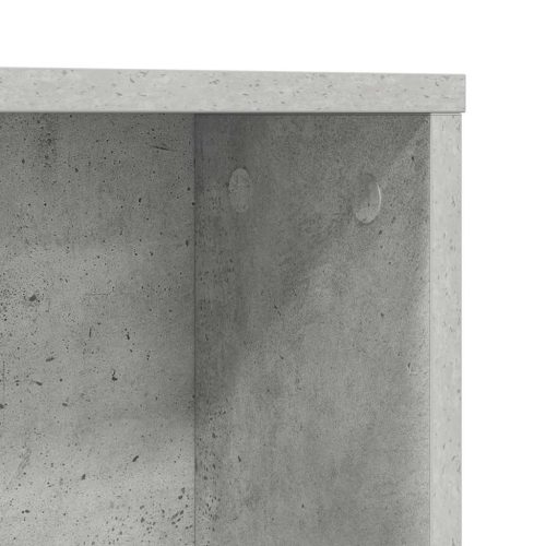  Asztal polcokkal Beton szürke 91 x 50 x 149 cm Faanyag