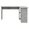  Beton szürke számítógépes asztal Beton szürke Forgácslap