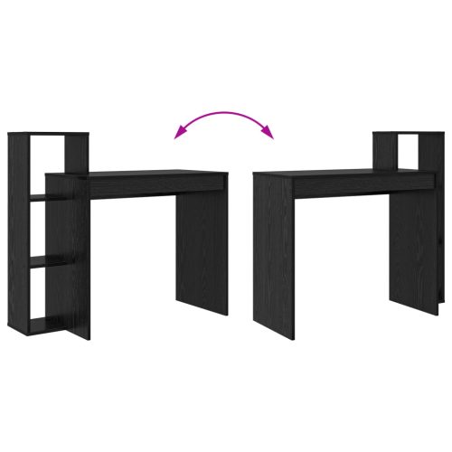  Számítógép Asztal Fekete tölgy Mérnöki fa, fekete tölgy furnér