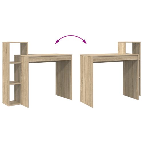  Íróasztal Sonoma tölgy Forgácslap Közepes Kompakt íróasztal