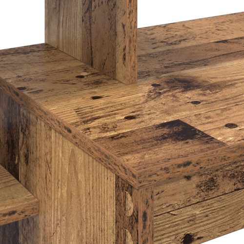  Számítógépasztal Régi fa Mérnökfa Közepes Számítógépasztal