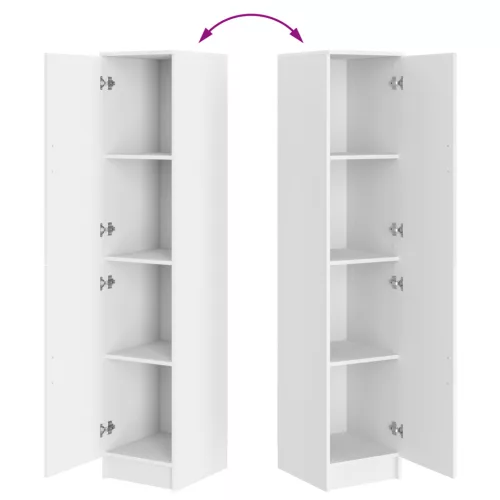  Büfé Szekrény Fehér Szerelt fa Mérsékelt Büfé Szekrény