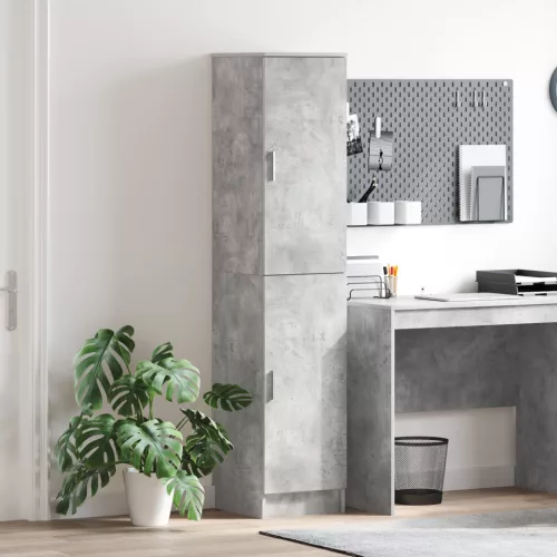  Büfé Szekrény Beton szürke MDF beton hatású laminátummal Szabványos