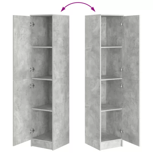  Büfé Szekrény Beton szürke MDF beton hatású laminátummal Szabványos