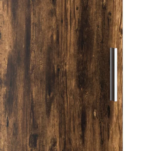  Büfé Szekrény Füstölt tölgy Szerelt fa Nagy Büfé Szekrény