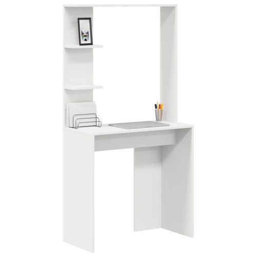  Fehér Számítógépes Asztal Fehér Forgácslap Közepes