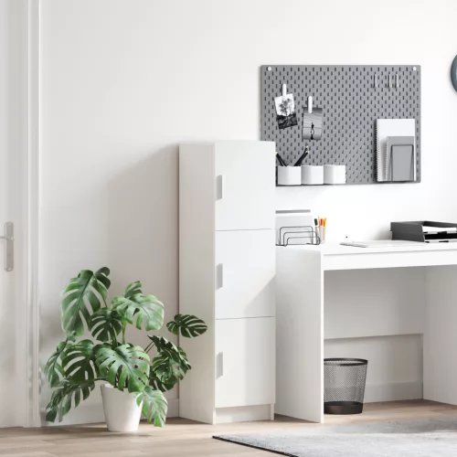  Fehér Oldalnézet Fehér MDF Fa Közepes Fehér oldalnézet