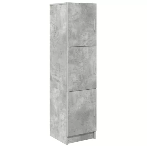  Magas Tároló Beton szürke 31,5 x 32 x 124 cm Faanyag