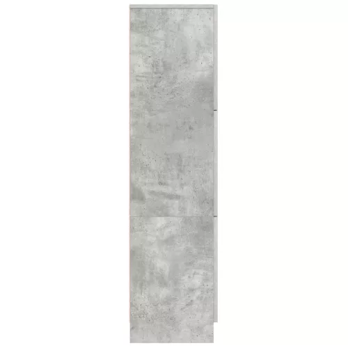  Magas Tároló Beton szürke 31,5 x 32 x 124 cm Faanyag