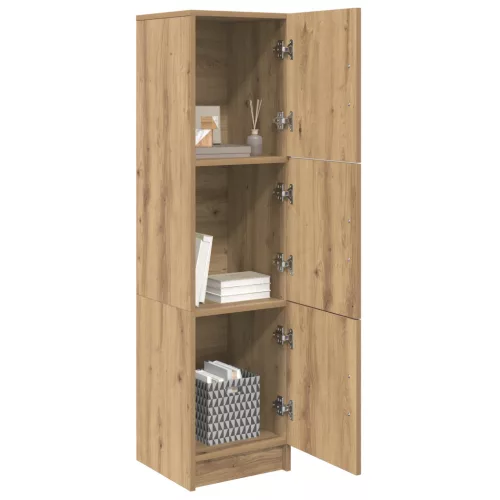  Kézműves Tölgy Sideboard Kézműves tölgy Mérnökfa Nagy Tárolás