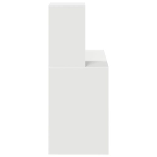  Fehér Íróasztal Fehér MDF Kompakt Dekoratív Betétek Íróasztal