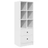  Magasfiú fiókkal Fehér 45,5 x 34 x 127 cm