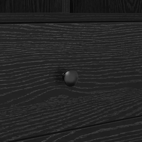  Magasfiú fiókkal Fekete tölgy 45,5 x 34 x 127 cm