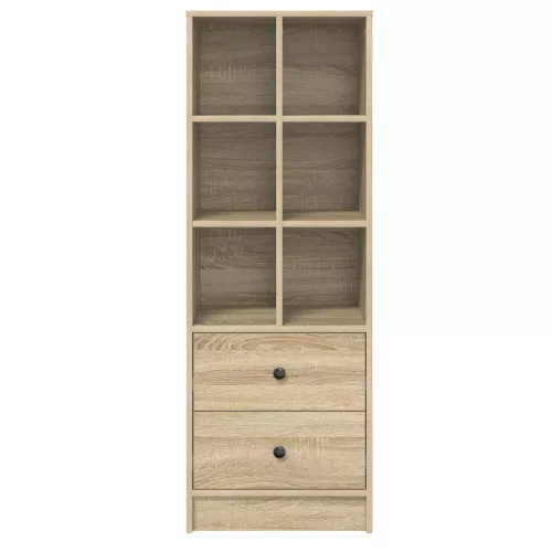  Magasfiú fiókkal Sonoma tölgy 45,5 x 34 x 127 cm