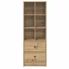  Magasfiú fiókkal Artisan tölgy 45,5 x 34 x 127 cm