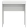  Íróasztal Fehér Szerelt fa 70 x 40 x 76 cm Egyszerű Íróasztal