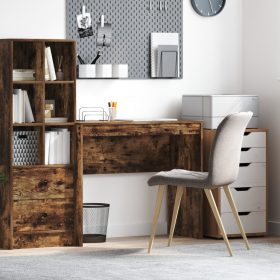    Íróasztal Füstölt tölgy Szerelt Fa 90 x 40 x 76 cm Íróasztal