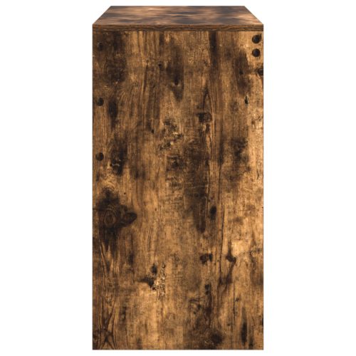  Íróasztal Füstölt tölgy Szerelt Fa 90 x 40 x 76 cm Íróasztal