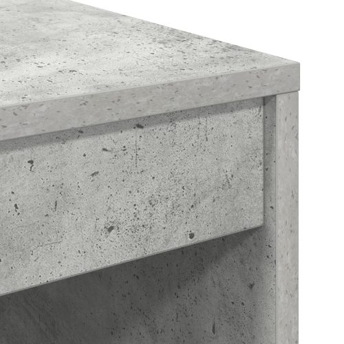  Íróasztal Beton szürke MDF beton hatású 70 x 50 x 76 cm Egyszerű
