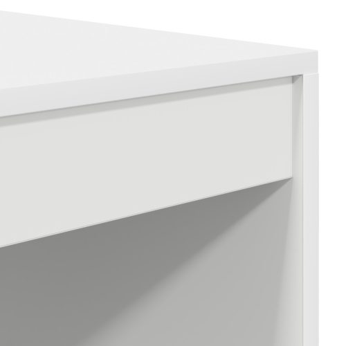  Íróasztal Fehér Forgácslap 100 x 50 x 76 cm Tárolás Íróasztal