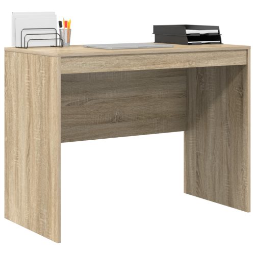  Íróasztal Sonoma tölgy MDF Sonoma tölgy furnérral 100 x 50 x 76 cm