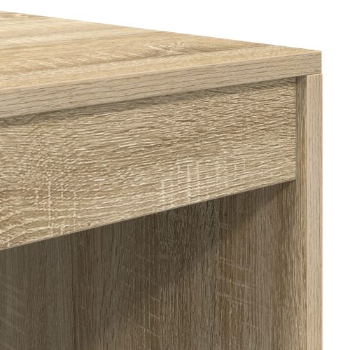  Íróasztal Sonoma tölgy MDF Sonoma tölgy furnérral 100 x 50 x 76 cm