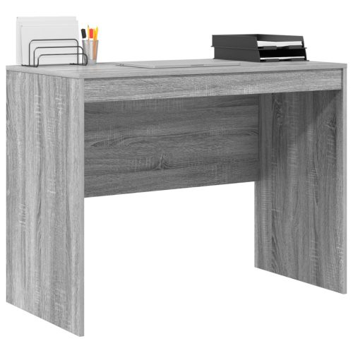  Íróasztal Szürke sonoma MDF, Furnér 100 x 50 x 76 cm Tartós