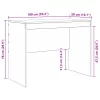  Íróasztal Mester Kőris MDF 100 x 50 x 76 cm Egyszerű