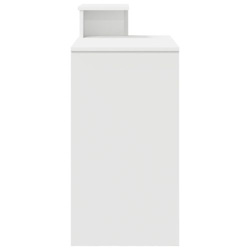  Fehér Számítógépasztal Fehér Forgácslap Standard Tárolás