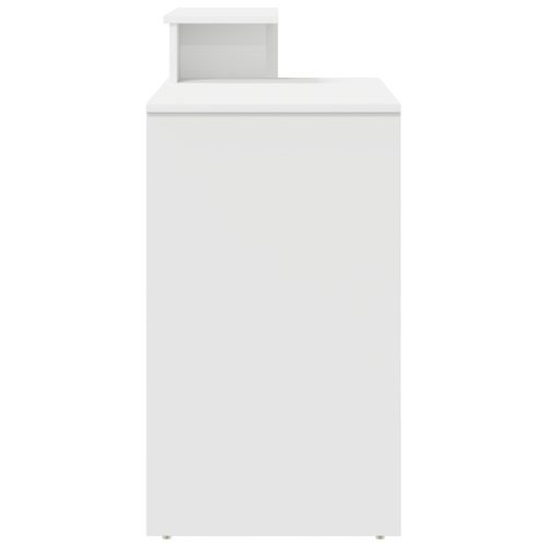  Íróasztal tárolóval Fehér 120.5x44x88.5 cm MDF