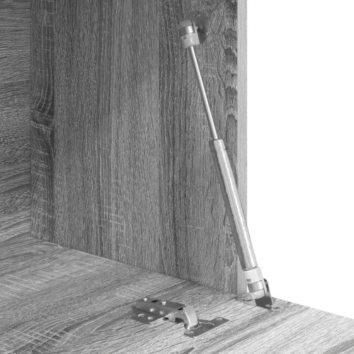  Szürke Íróasztal Szürke Sonoma Rétegelt fa Nagy Szürke Íróasztal