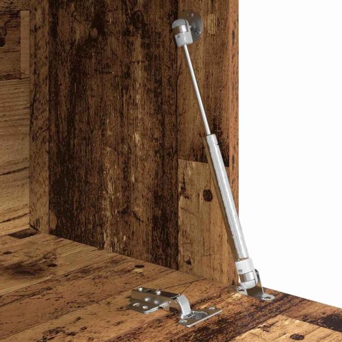  Asztal polcokkal ajtóval Öreg fa 71.5 x 31.5 x 106.5 cm Faanyag