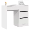  Asztal fiókkal tárolóval Fehér 90 x 37.5 x 75 cm Faanyag