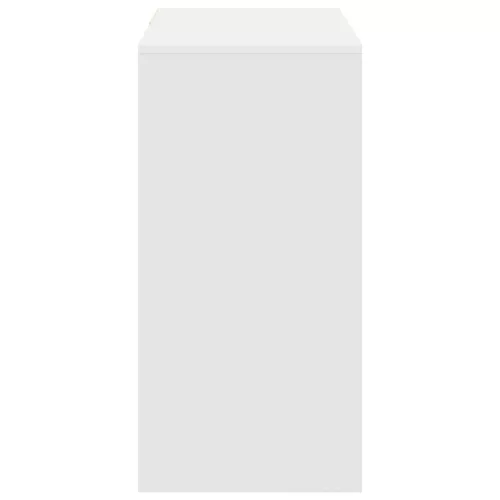  Asztal fiókkal tárolóval Fehér 90 x 37.5 x 75 cm Faanyag