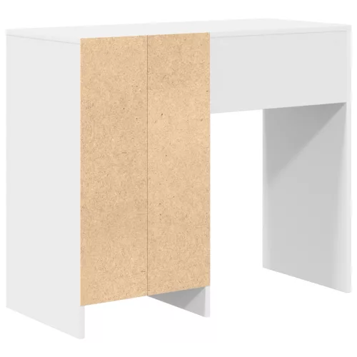  Asztal fiókkal tárolóval Fehér 90 x 37.5 x 75 cm Faanyag