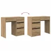  Asztal fiókkal Artisan tölgy 90 x 37.5 x 75 cm Faanyag