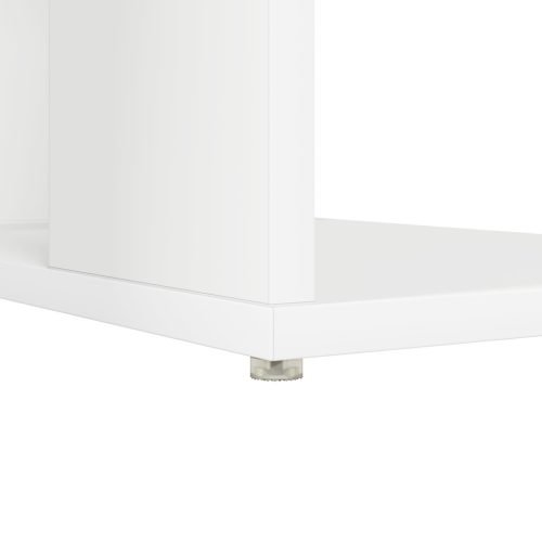  Fehér Számítógépes Asztal Fehér Forgácslap Közepes Tárolás