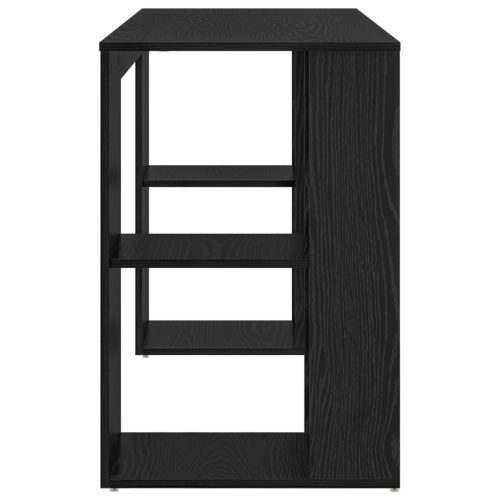  Fekete tölgy számítógépasztal Fekete tölgy MDF Közepes