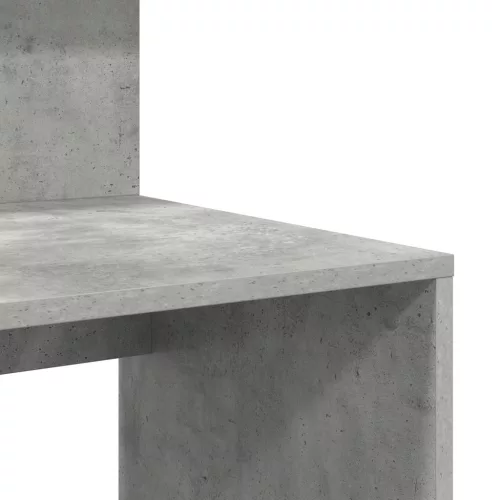  tárolós asztal Beton szürke 90x48x101.5 cm Szerelt fa