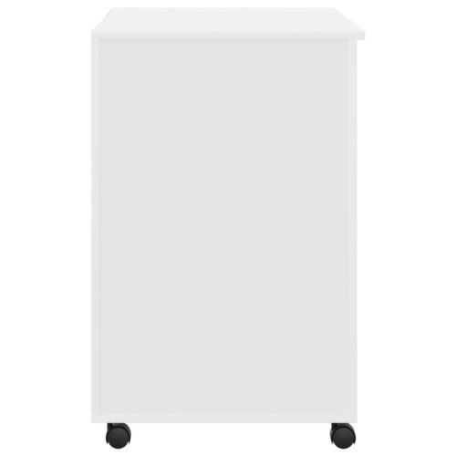  Fehér Íróasztal Fiókokkal Fehér MDF, Forgácslap Szabványos Fiókok