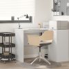  Íróasztal Fehér Szerelt fa Közepes Tárolás Íróasztal