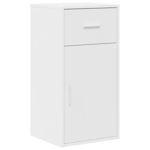  Fehér Tároló Szekrény Fehér MDF Kompakt Tárolás Tároló Szekrény