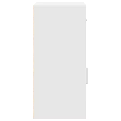  Fehér Tároló Szekrény Fehér MDF Kompakt Tárolás Tároló Szekrény