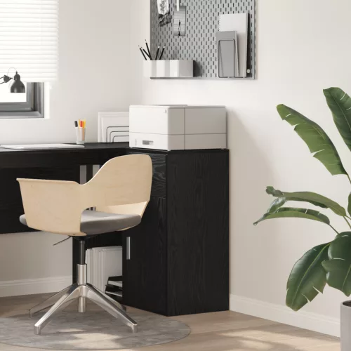  Fekete tölgy tárolószekrény Fekete tölgy MDF fekete tölgy furnérral