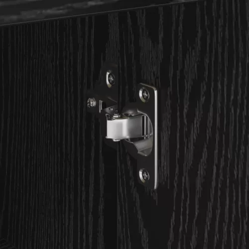  Fekete tölgy tárolószekrény Fekete tölgy MDF fekete tölgy furnérral